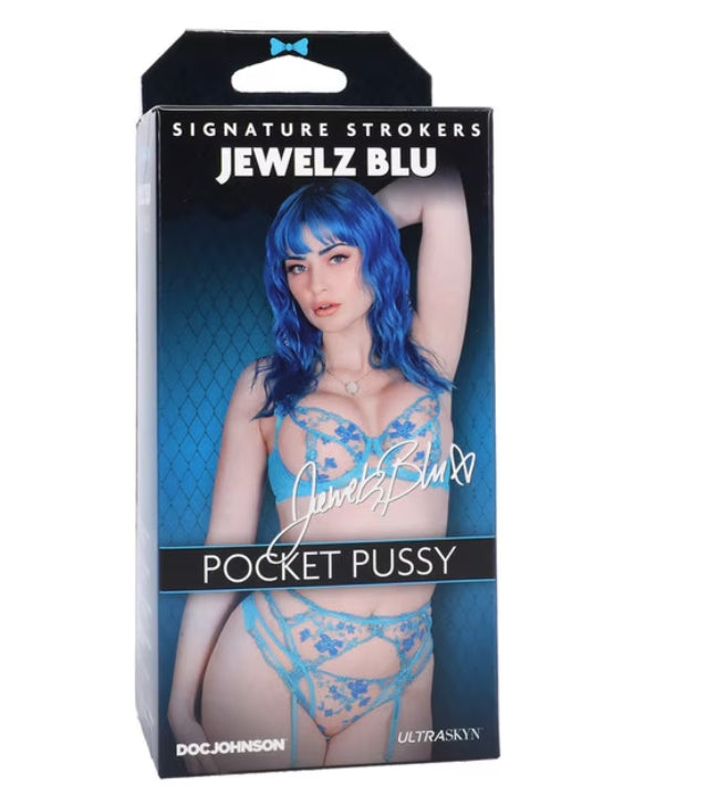 Signature Strokers - Jewelz Blu - ULTRASKYN Pocket Pussy Vanilla - ClubX